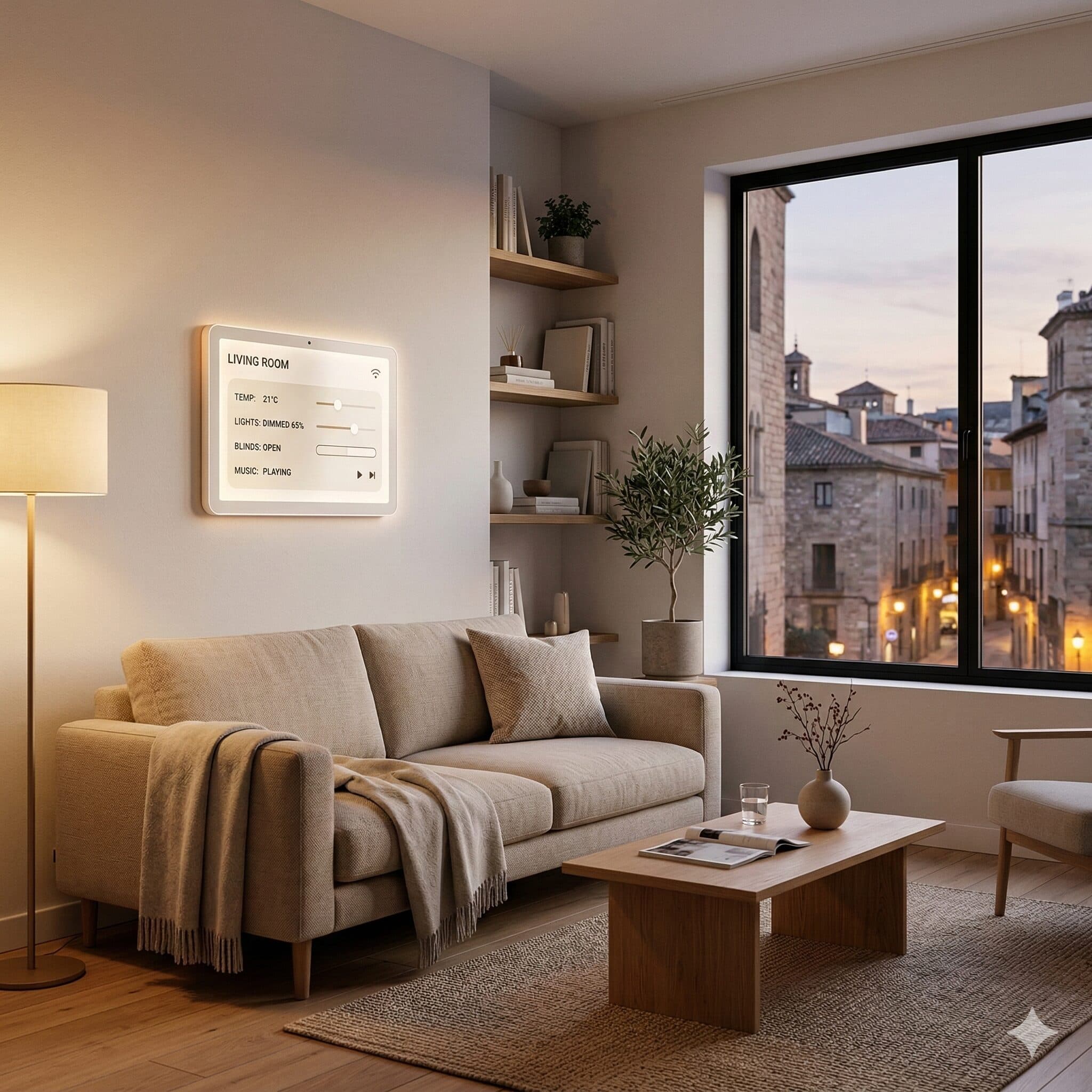 Smart apartment interior